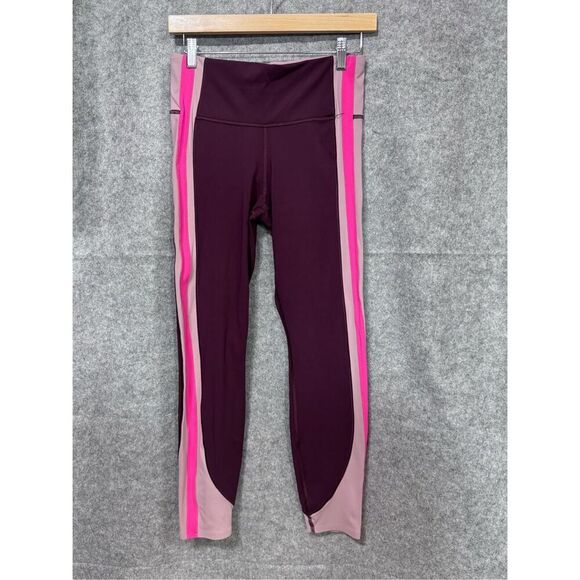 Athleta Crunch 7/8 Tight Women's Size S Colorblock High Rise Leggings - Picture 4 of 10